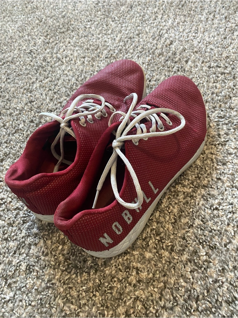 NOBULL Red Low-Top Athletic Sneakers